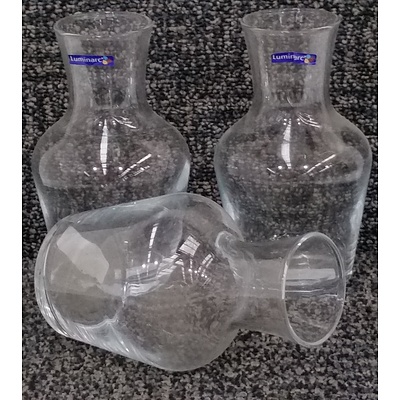 Luminarc 500ml Glass Wine Carafes - Lot of 12 - Brand New