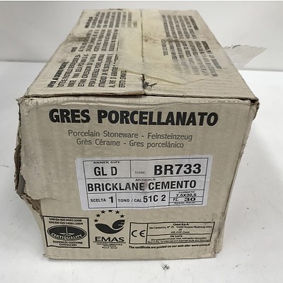 Ceramiche Coem Italian Tiles -Lot Of 18 Boxes
