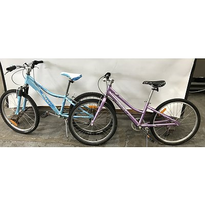 Giant Areva and Veer Childrens Bikes