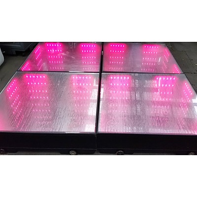 Sustainable Danceclub  7.5 Square Meters of Illuminated 3D Interactive Dance Floor Panels