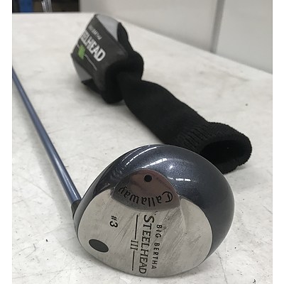 Callaway Big Bertha Steelhead No 3 Driver - Right Handed
