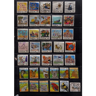 Sheet of Australia 'Living Together' and Animal Stamps, Used