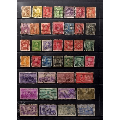 Sheet of United States Stamps, Including 3c Armed Forces Reserve Stamp, 7c McKinley Stamp and More