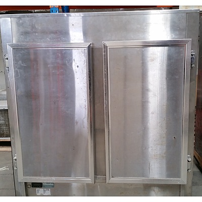 Bendex Stainless Steel Two Door Fridge