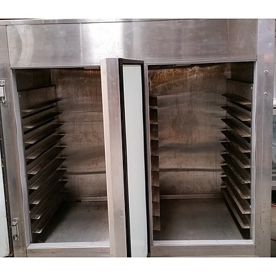 Bendex Stainless Steel Two Door Fridge