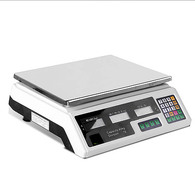 40KG Digital Kitchen Scale Electronic Scales Shop Market Commercial 