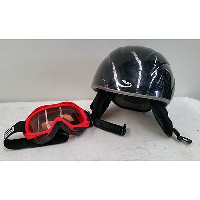 Gino Ricochet Helmet And Scott Goggles