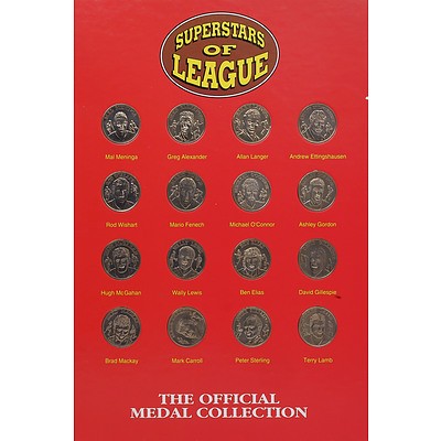 Complete Set of Telegraph Mirror Superstars of League, The Official NSW RL