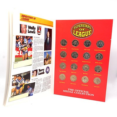 Complete Set of Telegraph Mirror Superstars of League, The Official NSW RL