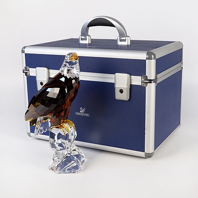 Limited Edition Swarovski Crystal, "The Bald Eagle" in Original Box, 6011/10000