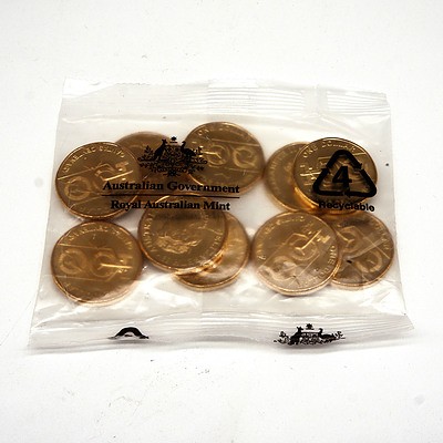 RAM Sealed Packet of Ten 2020 $1 Qantas Centenary Coins