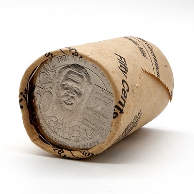 RAM Sealed Roll of Twenty 2017 50 Cent Coins, Mabo 1967 Referendum - 50 Years
