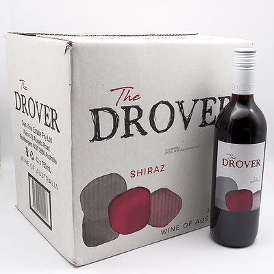 Case of 12x The Drover 2019 Shiraz 750ml