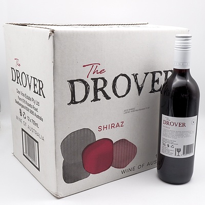 Case of 12x The Drover 2019 Shiraz 750ml