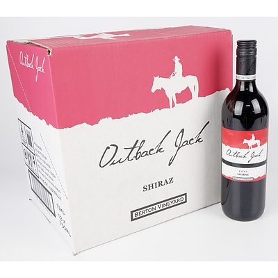 Case of 12x Outback Jack 2020 Shiraz 750ml