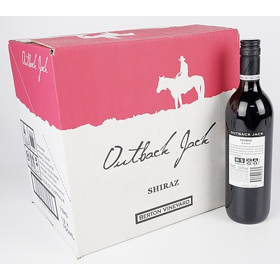 Case of 12x Outback Jack 2020 Shiraz 750ml