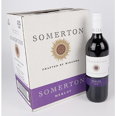 Case of 6x Somerton 2019 Merlot 750ml