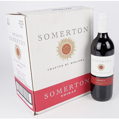 Case of 6x Somerton 2017 Shiraz 750ml