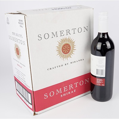 Case of 6x Somerton 2017 Shiraz 750ml