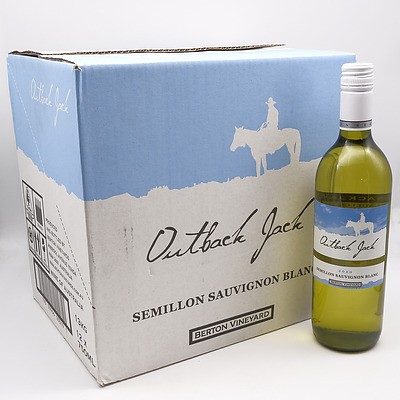 Outback Jack 2020 Semillion Sauvignon Blanc 750ml Case of 12