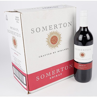Somerton 2017 Shiraz 750ml Case of 6