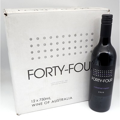 Fourty-Four 2020 Cabernet Merlot 750ml Case of 12