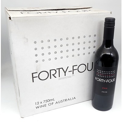 Fourty-Four 2020 Shiraz 750ml Case of 12