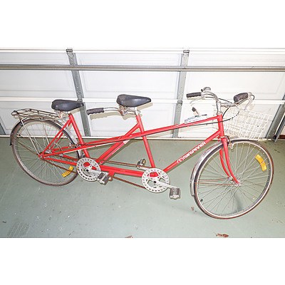 Vintage Tandem Bike with Sturmey Archer Three Speed Hub
