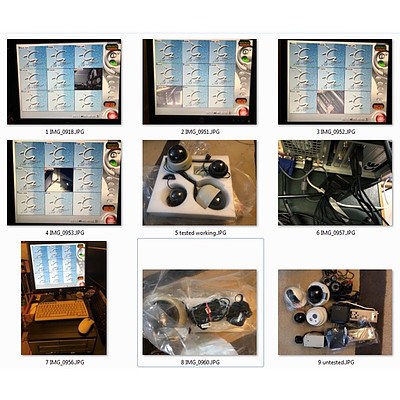 The 3rd Eye CCTV DVR Security System With PC Cameras and Accessories