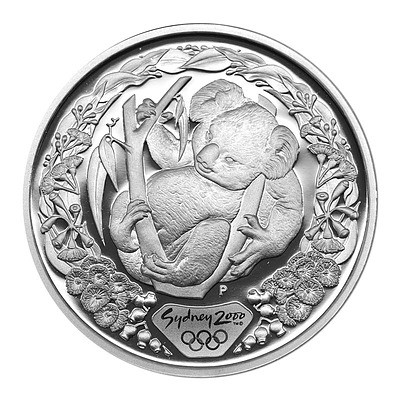 Australia: 2000 Sydney Olympic $5 Coins Proof Silver