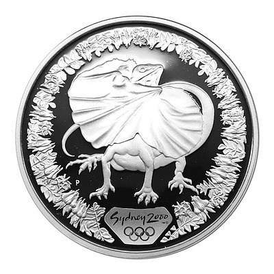 Australia: 2000 Sydney Olympic $5 Coins Proof Silver