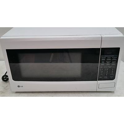 LG MS3446VRW 1100W Microwave Oven