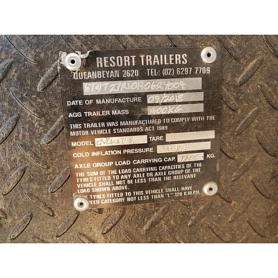 9/2018 Resort Alupanel Enclosed Trailer