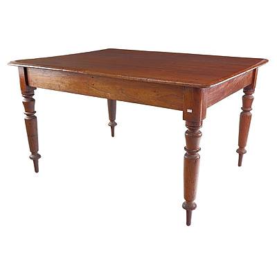 Antique Australian Cedar Kitchen or Small Dining Table Circa 1880
