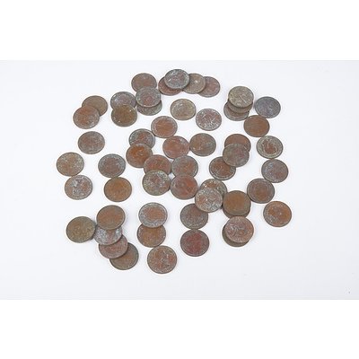 Quantity of Australian Half Pennies