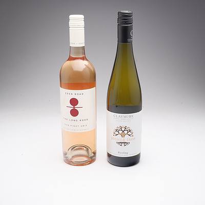 Eden Road 'The Long Road'2018 Pinot Gris and Claymore Clare Valley 'Joshua Tree'2013 Riesling