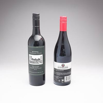 Wynns Coonawarra 'The Siding'2017 Cabernet Sauvignon and Glaetzer- Dixon 2018 Tasmanian Pinot Noir