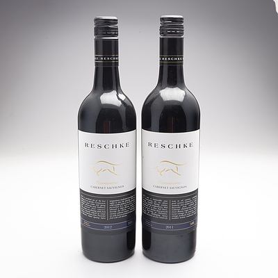 Two Bottles Reschke Coonawarra Cabernet Sauvignon 2011 + 2012