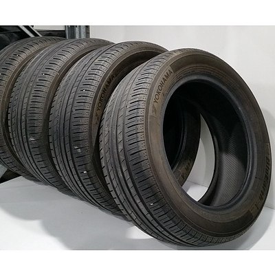 4 x Yokohama Bluearth 215/55R16 Tyres