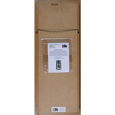 #14 Cameron McConville 2009 Framed Signed Photo with Race Used Brake Pad