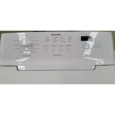 Simpson EZI Set 7.5Kg Top-Loader Washing Machine