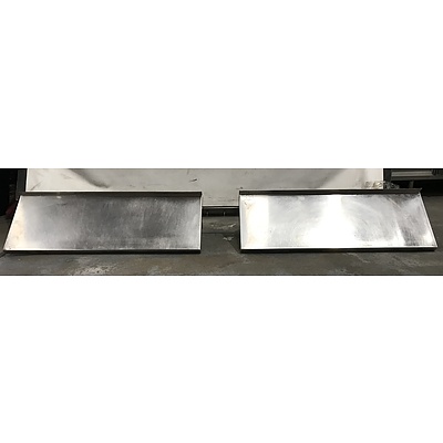 Stainless Steel Twin Commercial Kitchen Shelf