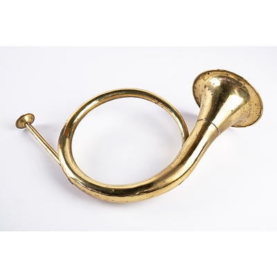Antique Brass French Horn