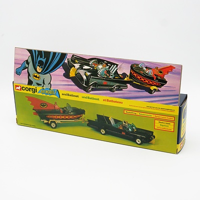 Corgi Rocketfiring Batmobile and BatBoat Set 3
