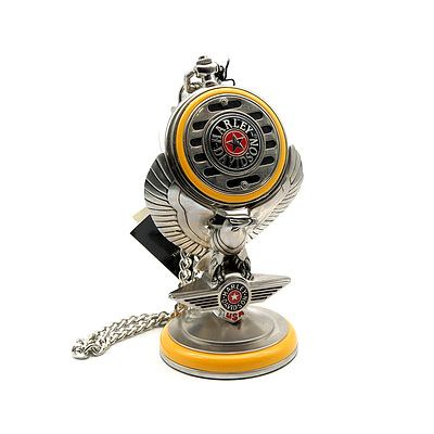 Harley Davidson Franklin Mint Fat Boy Pocket Watch With Stand