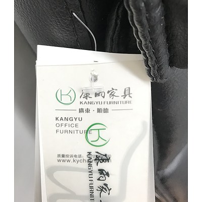 Kangyu Furniture Black Leather Executive Chair