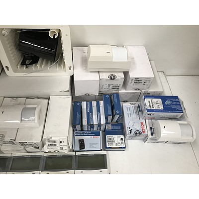 Large Lot Of Security System Components