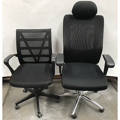 Office Chairs -Lot Of Two