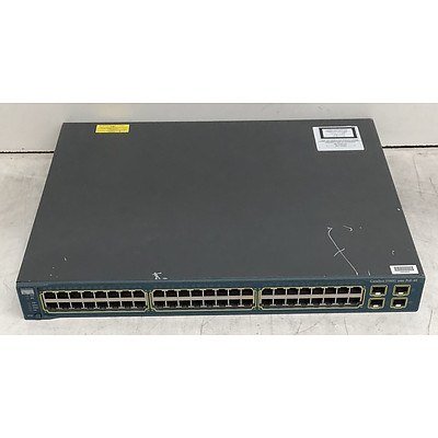 Cisco Catalyst (WS-C3560G-48PS-S V08) 3560G Series PoE-48 48-Port Gigabit Managed Switch