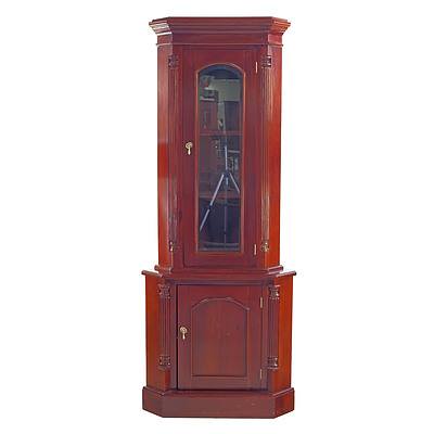 Vintage Style Two Height Corner Cabinet